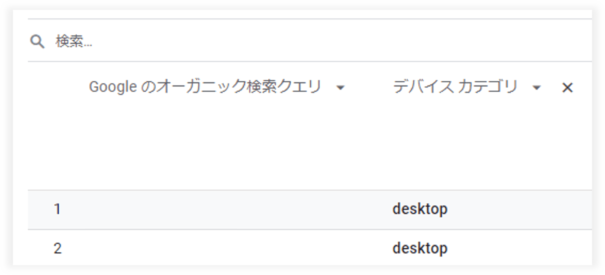 GA4の検索キーワードレポートへデバイスカテゴリを表示