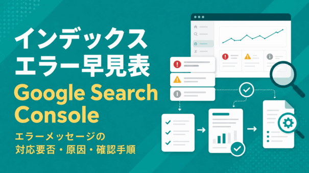 インデックスエラー早見表
